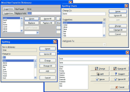 Проверка правописания (некоторые из средств проверки на рисунке устарели и больше не поддерживаются)