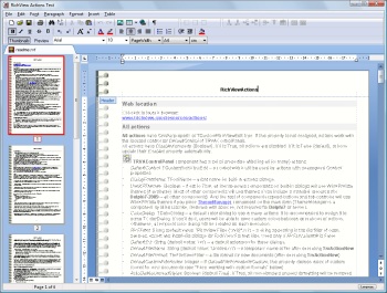 Редактирование верхнего колонтитула